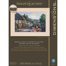 Dimensions Gold Collection Memory Lane Counted Cross Stitch Kit, 17" x 11"