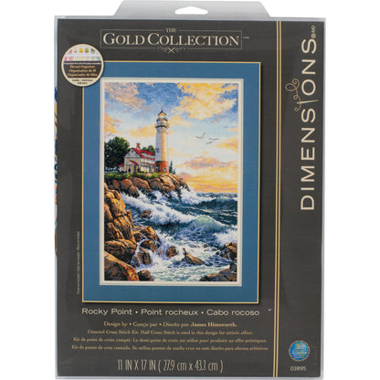 Dimensions Gold Collection Rocky Point Counted Cross Stitch Kit, 11" x 17"