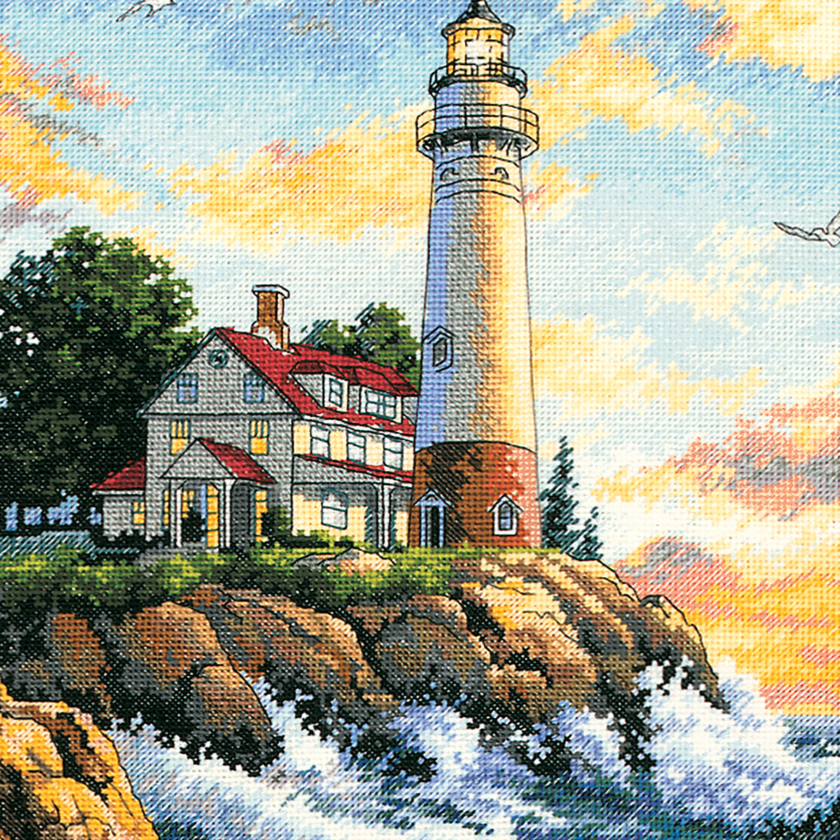 Dimensions Gold Collection Rocky Point Counted Cross Stitch Kit, 11" x 17"