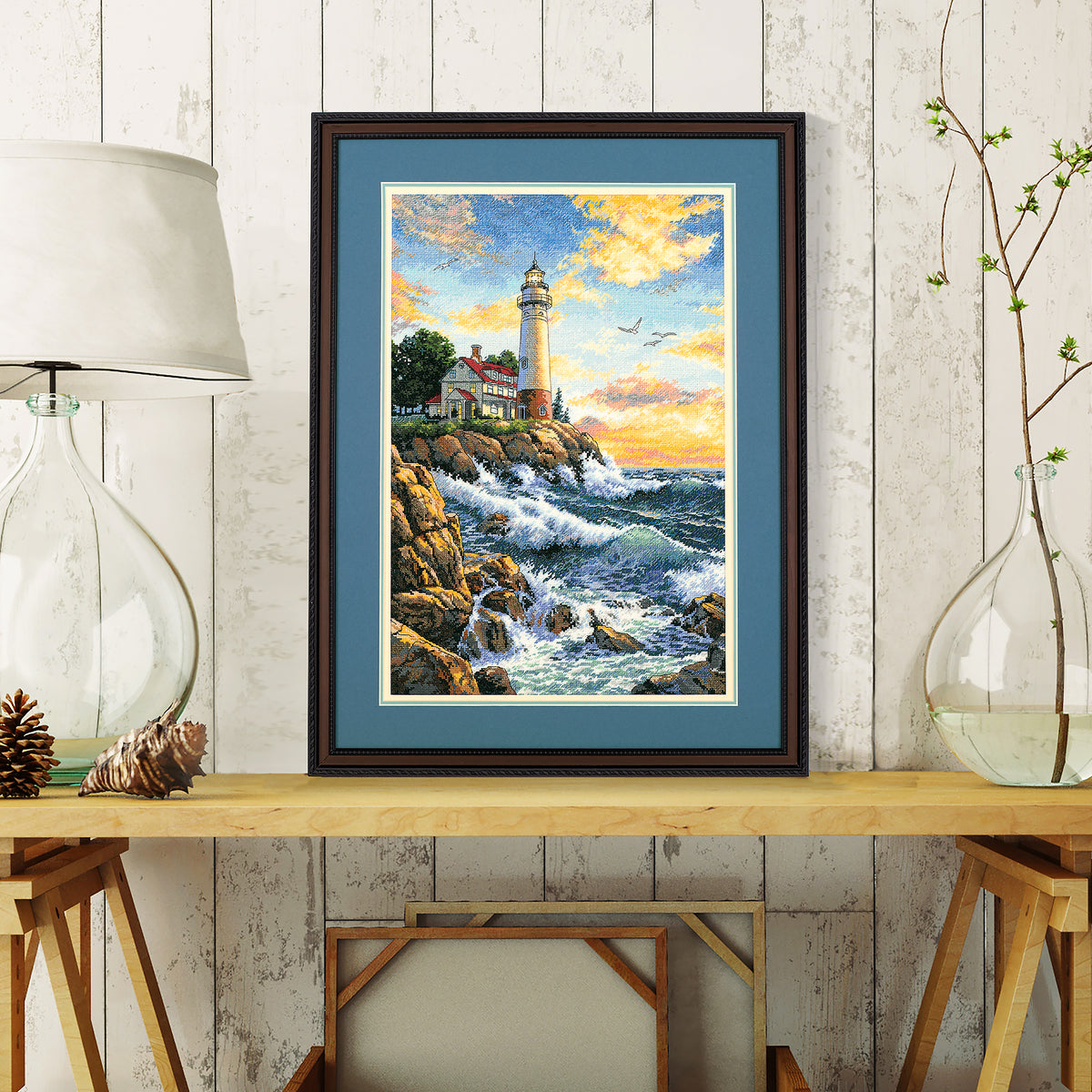 Dimensions Gold Collection Rocky Point Counted Cross Stitch Kit, 11" x 17"