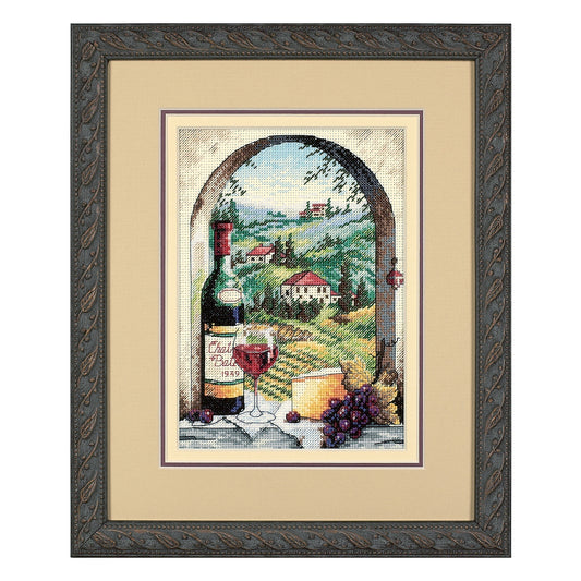 Dimensions Gold Collection Petite Dreaming of Tuscany Counted Cross Stitch Kit, 5" x 7"