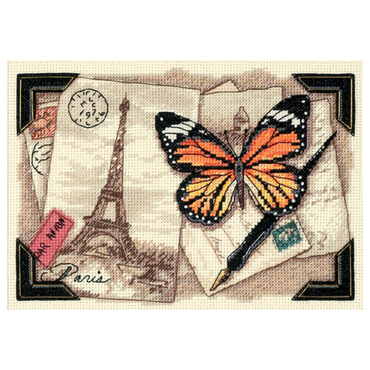 Dimensions Gold Collection Petite Travel Memories Counted Cross Stitch Kit, 7" x 5"