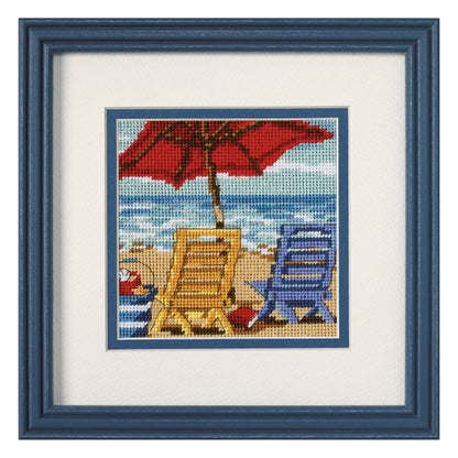 Dimensions Beach Chair Duo Needlepoint Kit, 5" x 5"