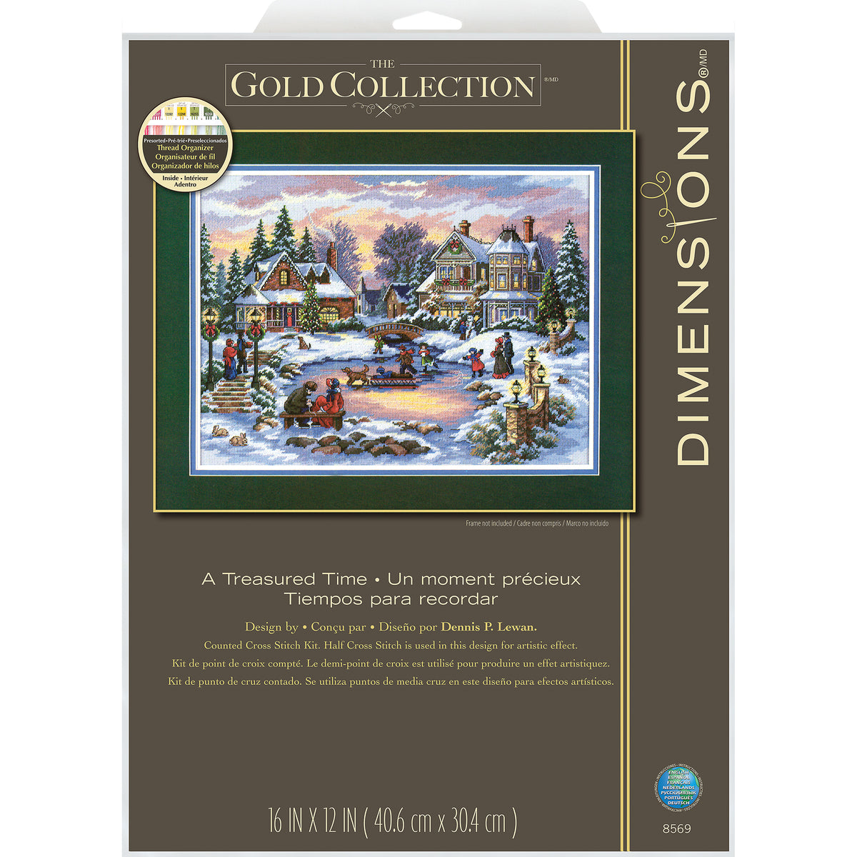 Dimensions Gold Collection A Treasured Time Counted Cross Stitch Kit, 16" x 12"