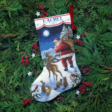 Dimensions Santa's Arrival Stocking Counted Cross Stitch Kit, 16" long