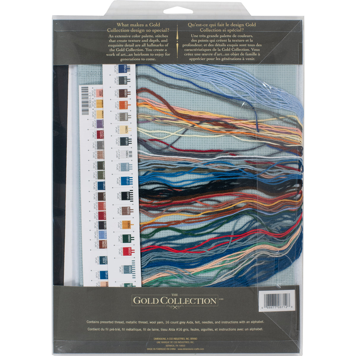 Dimensions Gold Collection Sleigh Ride at Dusk Stocking Counted Cross Stitch Kit, 16" long