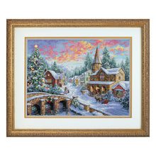 Dimensions Gold Collection Holiday Village Counted Cross Stitch Kit, 16" x 12"