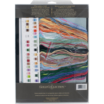 Dimensions Gold Collection Holiday Village Counted Cross Stitch Kit, 16" x 12"