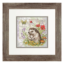 Dimensions Gold Collection Petite Spring Hedgehog Counted Cross Stitch Kit, 6" x 6"