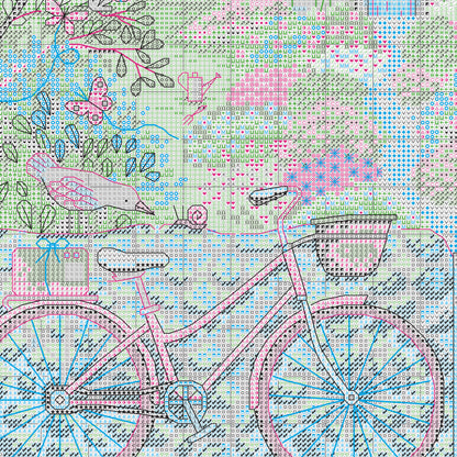 Dimensions Gold Collection Coastal Cottage Counted Cross Stitch Kit, 15" x 11"