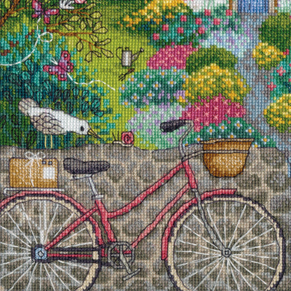 Dimensions Gold Collection Coastal Cottage Counted Cross Stitch Kit, 15" x 11"