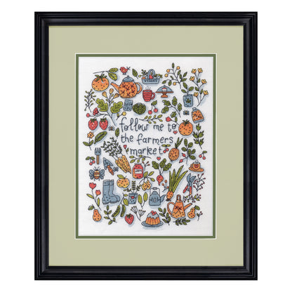 Dimensions Farmers Market Counted Cross Stitch Kit, 9" x 12"