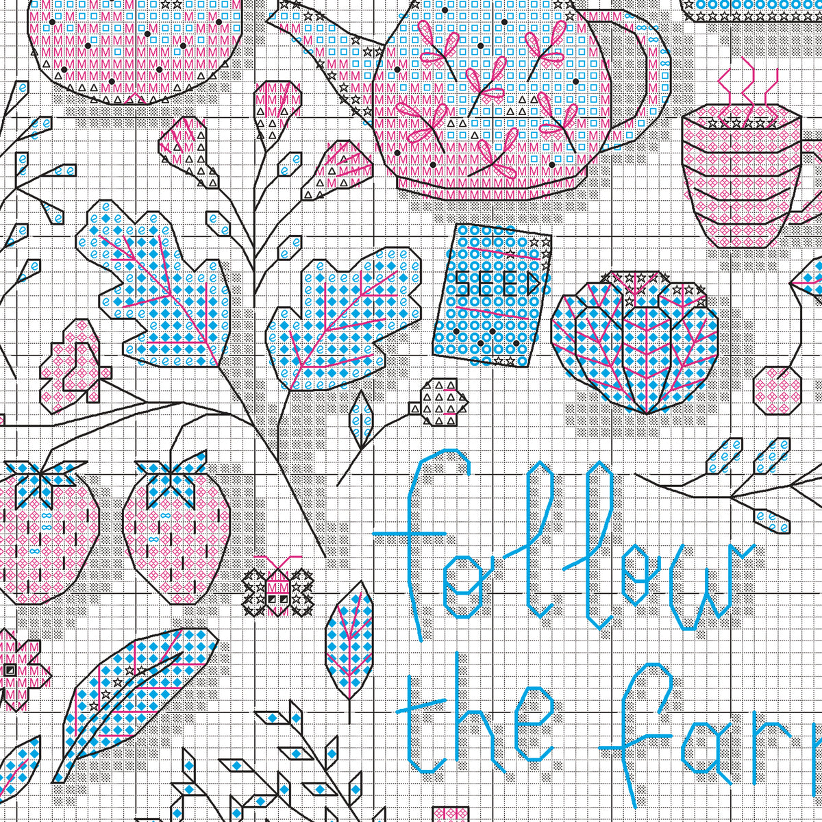 Dimensions Farmers Market Counted Cross Stitch Kit, 9" x 12"