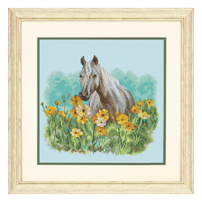 Dimensions Farm & Field Counted Cross Stitch Kit, 11" x 11"