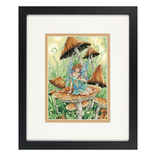 Dimensions Gold Collection Petite Mushroom Fairy Counted Cross Stitch Kit, 5" x 7"