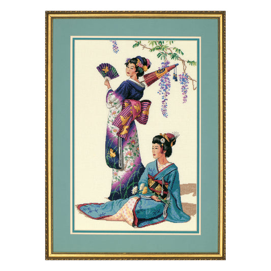 Dimensions Gold Collection Jewels of the Orient Counted Cross Stitch Kit, 11" x 17"
