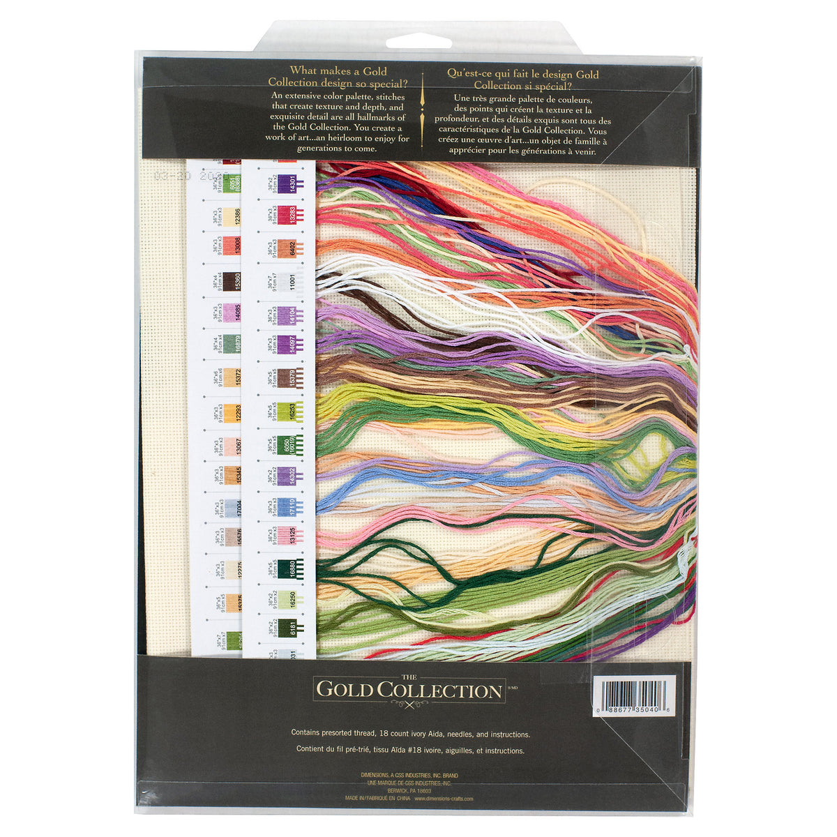 Dimensions Gold Collection Wreath of All Seasons Counted Cross Stitch Kit, 14" x 14"